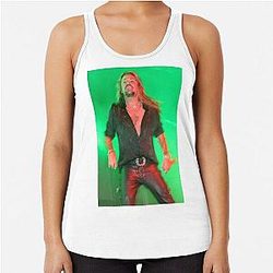 Vince Neil Photograph Racerback Tank Top