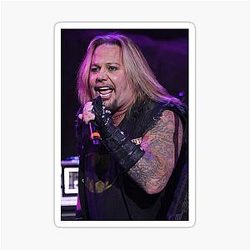 Vince Neil Band Photograph Sticker