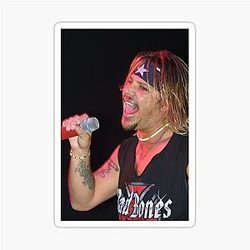 Vince Neil Band Photograph Sticker
