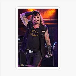 Vince Neil Band Photograph Sticker