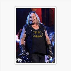 Vince Neil Band Photograph Sticker