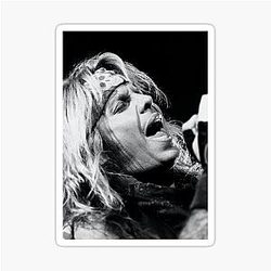 Vince Neil BW Photograph Sticker
