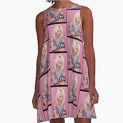 Vince Neil and Nikki Sixx A Line Dress