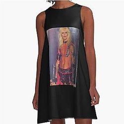 Fun Men's Idol Gift for You Vince Neil Fan A-Line Dress