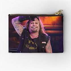 Vince Neil Band Photograph Zipper Pouch
