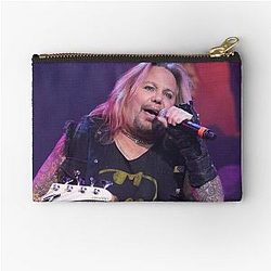 Vince Neil Band Photograph Zipper Pouch