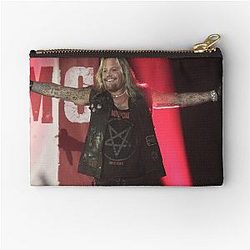 Vince Neil Photograph Zipper Pouch