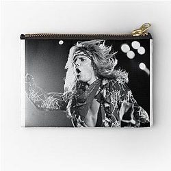 Vince Neil BW Photograph Zipper Pouch