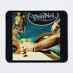 Vince Neil tattoos tequila mouse pad