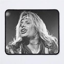 Vince Neil BW Photograph Mouse Pad