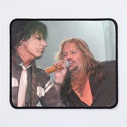 Niki Sixx and Vince Neil - Photograph Desktop Accessory