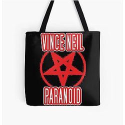 Vince Neil Over Print Tote Bag