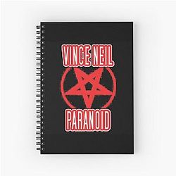Vince Neil Paranoid Notebook