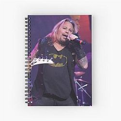Vince Neil Band Photograph Spiral Notebook
