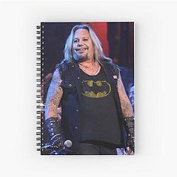 Vince Neil Band Photograph Spiral Notebook