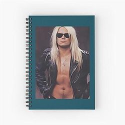 Vince Neil Spiral Notebook for Fans