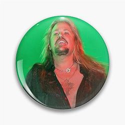 Vince Neil Photograph Pin