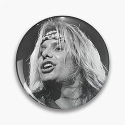Vince Neil BW Photo Pin