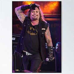 Vince Neil Band Photograph Poster