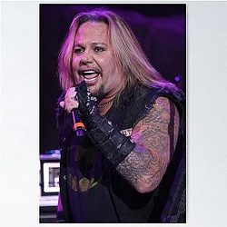Vince Neil Band Photograph Poster