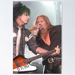 Niki Six and Vince Neil Poster