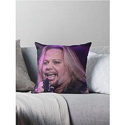 Vince Neil Band Photograph Throw Pillow