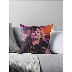 Vince Neil Band Photograph Throw Pillow
