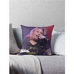 Vince Neil Band Photograph Throw Pillow