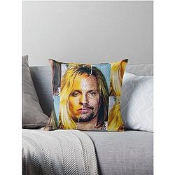 Vince Neil Throw Pillow