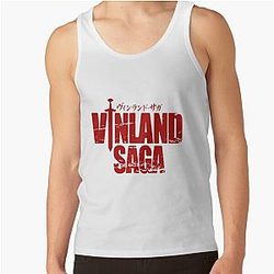 Vinland Saga Tank Tops - Vinland Saga logo Tank Top RB1710