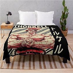 Vinland Saga Blanket - Thorkell the Tall - Vintage Art Throw Blanket RB1710