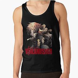 Vinland Saga Tank Tops - Vinland Saga logo Tank Top RB1710