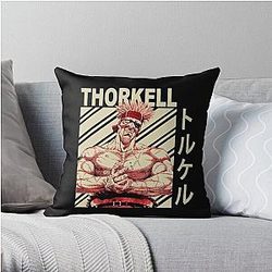 Vinland Saga Pillows - Thorkell the Tall - Vintage Art Throw Pillow RB1710