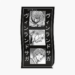 Vinland Saga Posters - vinland saga thorfinn badass evolution Poster RB1710