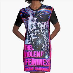 GP 0017Divine Violent Femmes Graphic T-Shirt Dress