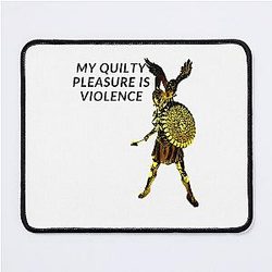 Guilty Pleasure Quotes - athena greek goddes - violent femmes Mouse Pad