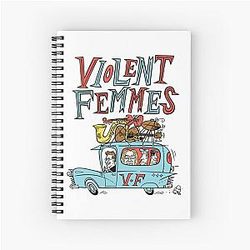 violent femmes band Spiral Notebook