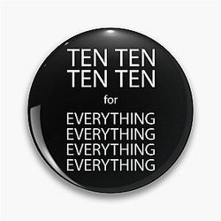 Violent Femmes - Kiss Off - Ten for Everything - White Pin