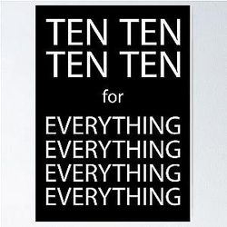 Violent Femmes - Kiss Off - Ten for Everything - White Poster