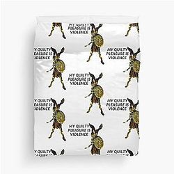 Guilty Pleasure Quotes - athena greek goddes - violent femmes Duvet Cover