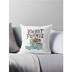 violent femmes band Throw Pillow