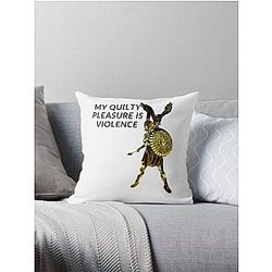 Guilty Pleasure Quotes - athena greek goddes - violent femmes Throw Pillow