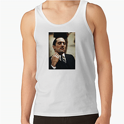 Vito Corleone is known for his calm demeanor Vito Corleone Tank Tops
