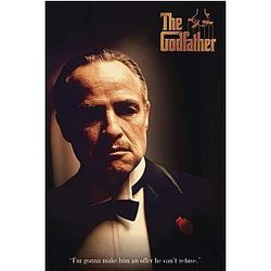 The Godfather - Movie Poster (Don Vito Corleone: I'm Gonna Make Him an Offer He Can't Refuse) Size 24" x 36"