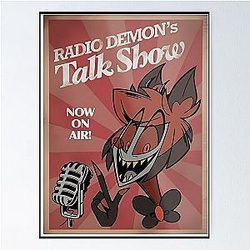 Hazbin Hotel - Radio Demon Poster Poster