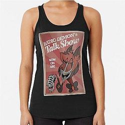 Hazbin Hotel - Radio Demon Poster Racerback Tank Top