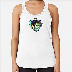 Vivziepop Chibi Baxter Racerback Tank Top