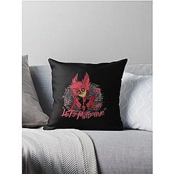 Let's Misbehave Alastor Hazbin Hotel  Throw Pillow