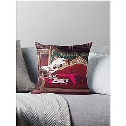 Hazbin Hotel - Angel Dust Throw Pillow