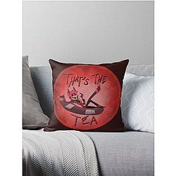 Alastor Hazbin Hotel - That’s the tea Throw Pillow